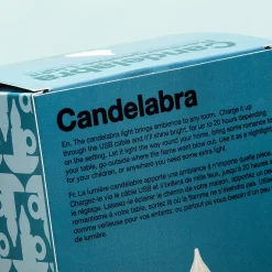 Oplaadbaar kandelaar lampje