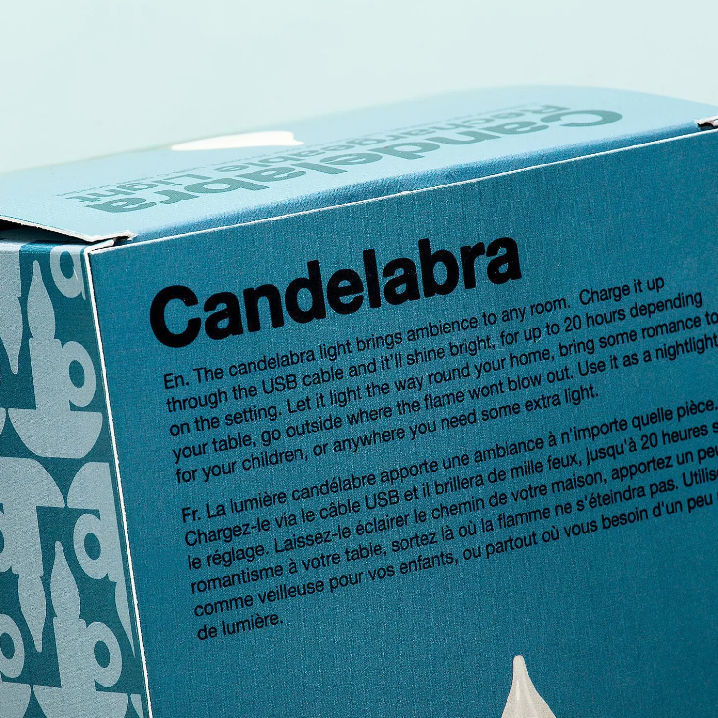 Oplaadbaar kandelaar lampje