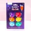 Parasol glasmarkeerders (set van 6)