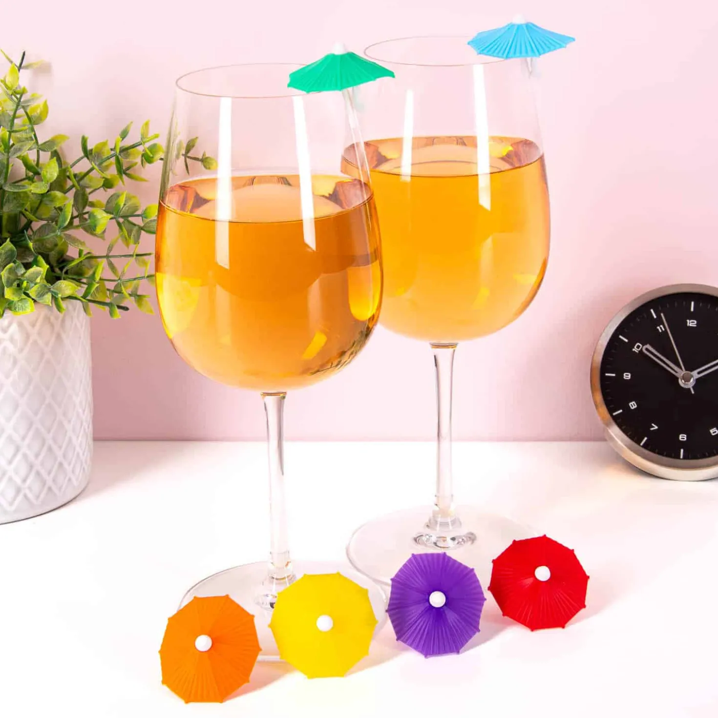 Parasol glasmarkeerders (set van 6)