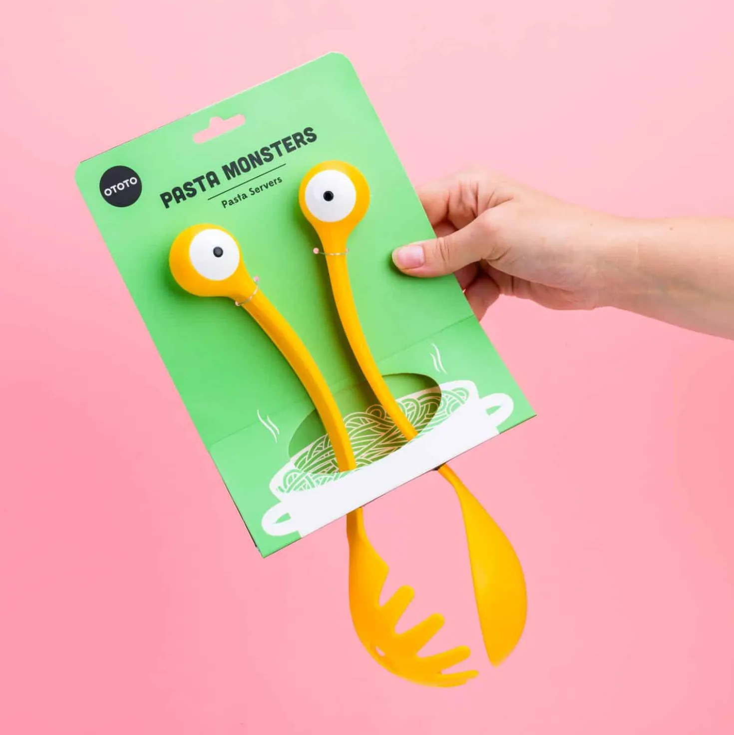 Pasta monsters opscheplepels (set van 2)