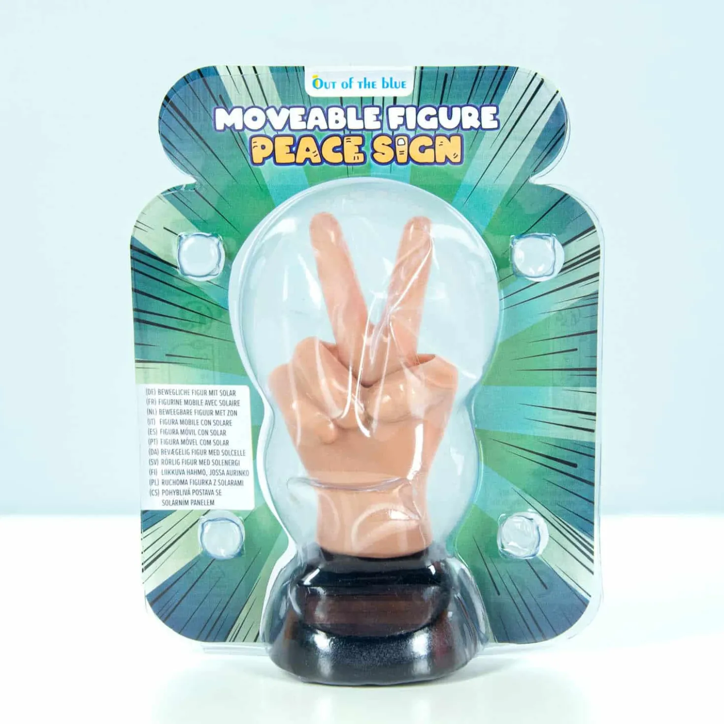 Peace handje op zonne-energie