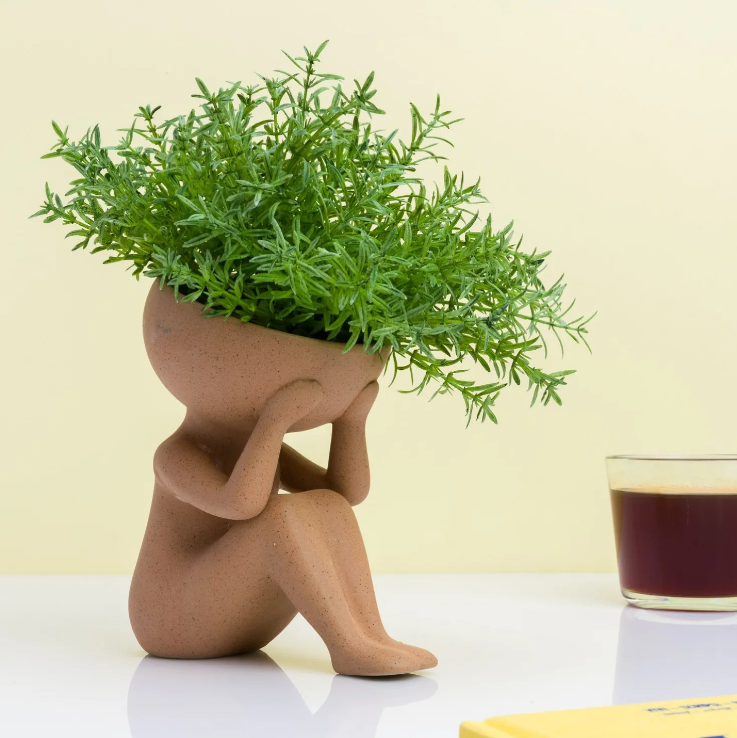 Planten in mijn hoofd bloempot