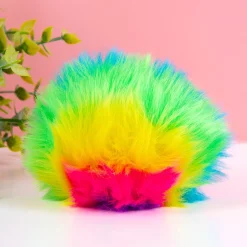 Pluche regenboog stressbal