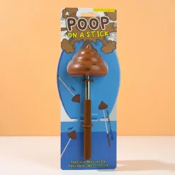 Poep op een stokje
