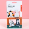 Poes bag clips (set van 4)