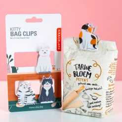 Poes bag clips (set van 4)