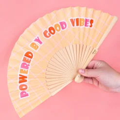 Powered by good vibes waaier