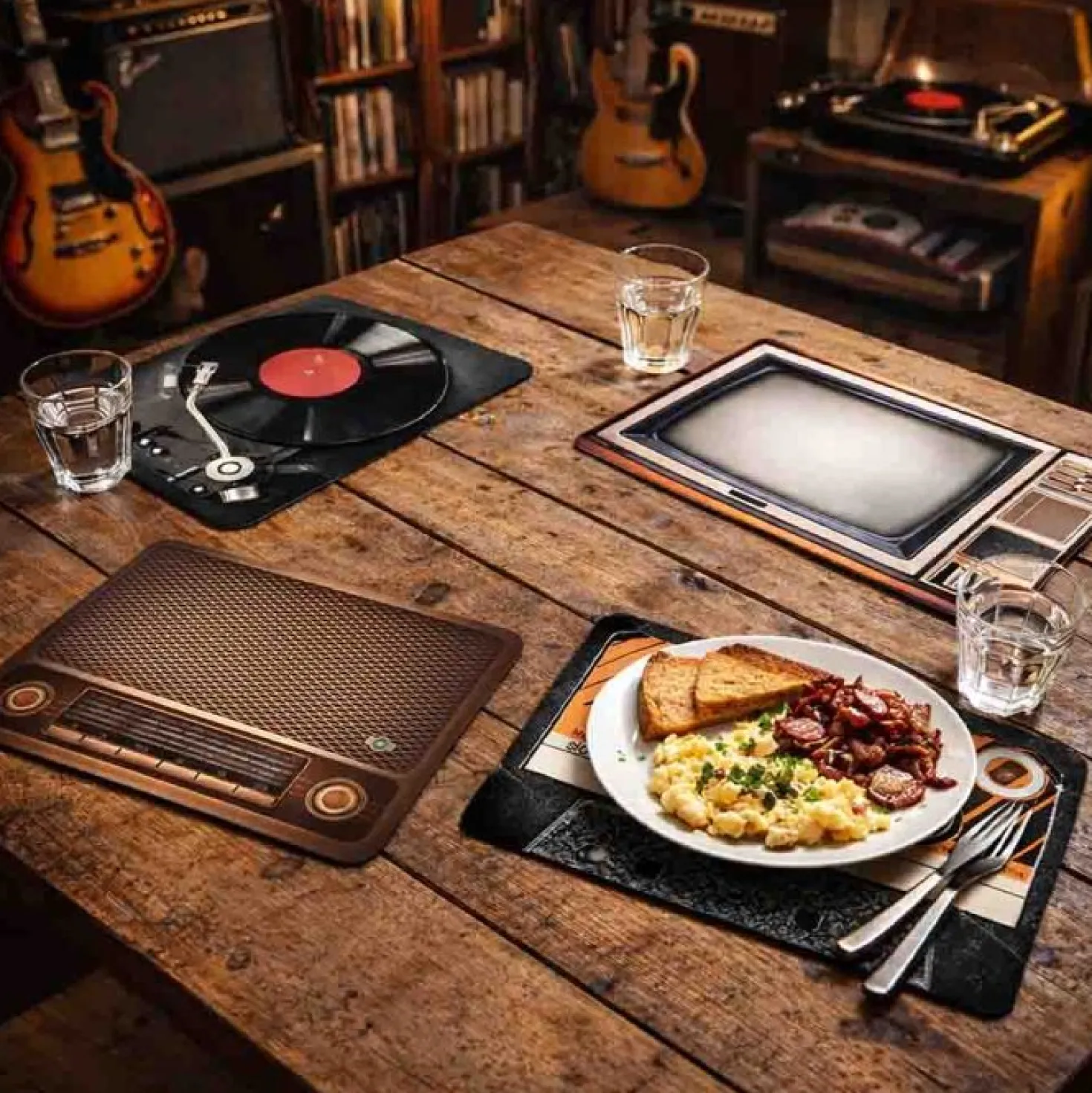 Retro placemats (set van 4)