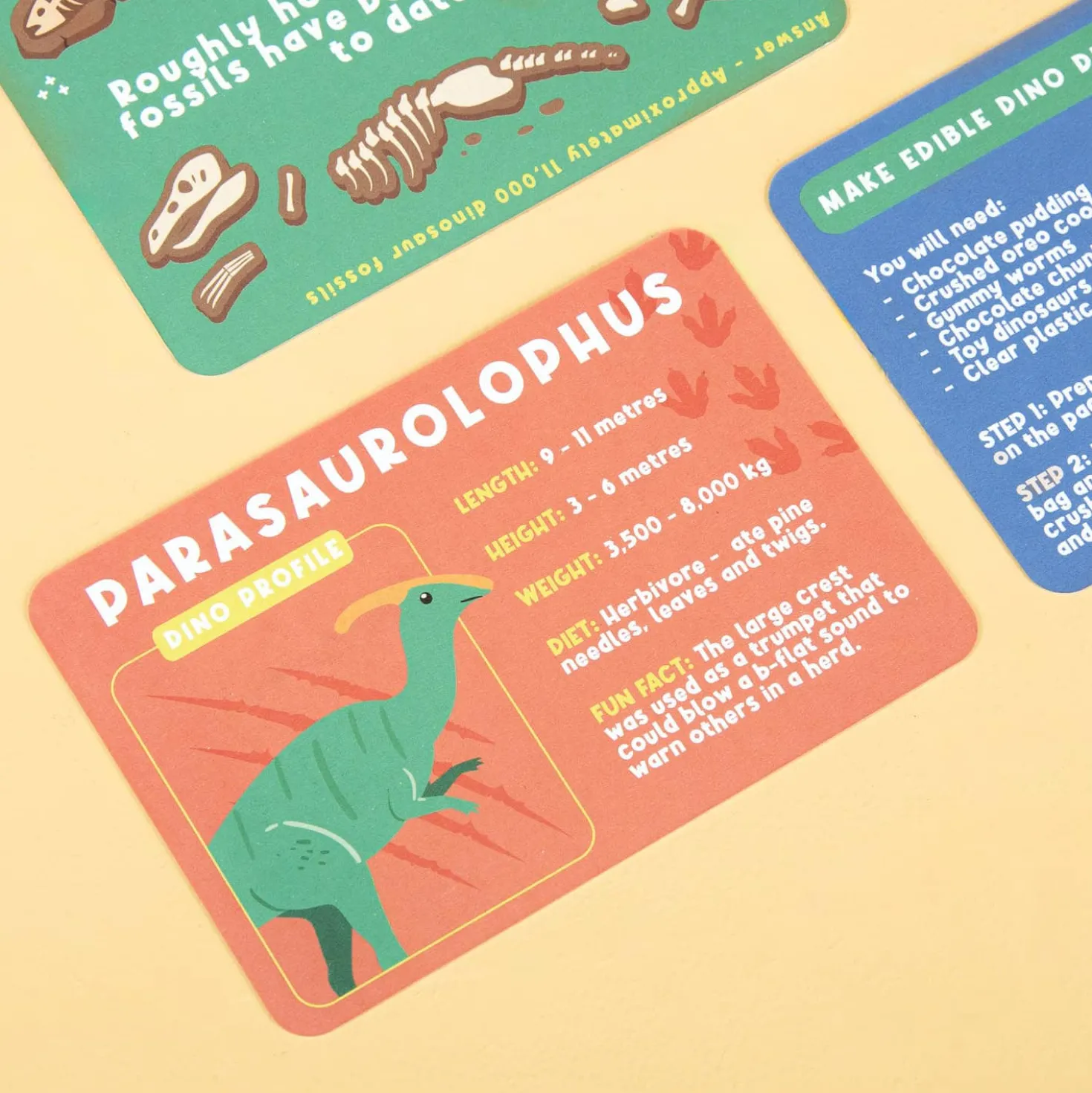 Roarsome Dino triviakaarten voor kids