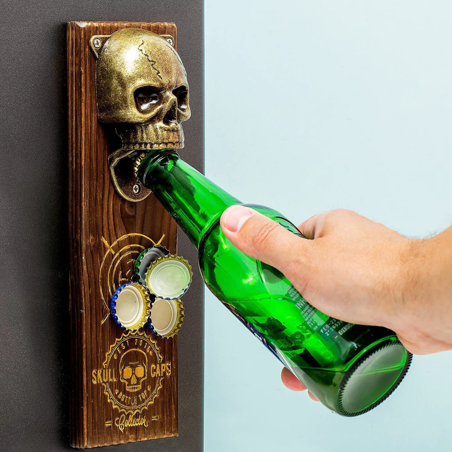 Schedel magnetische flesopener