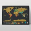 Scratch Map Deluxe reiseditie kraswereldkaart