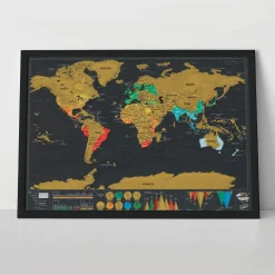 Scratch Map Deluxe reiseditie kraswereldkaart
