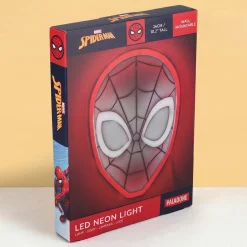 Spiderman masker neon muurlamp