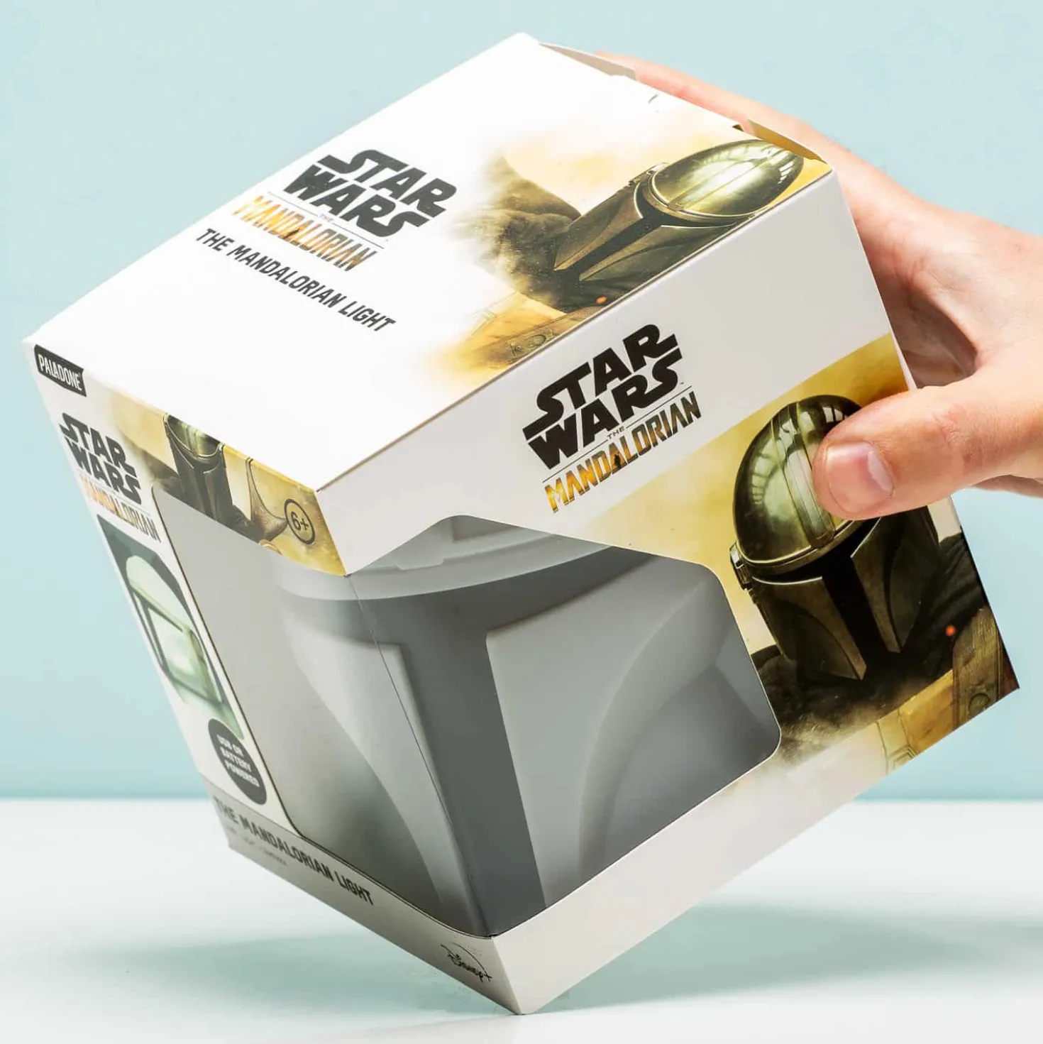 Star Wars Mandalorian helm lamp