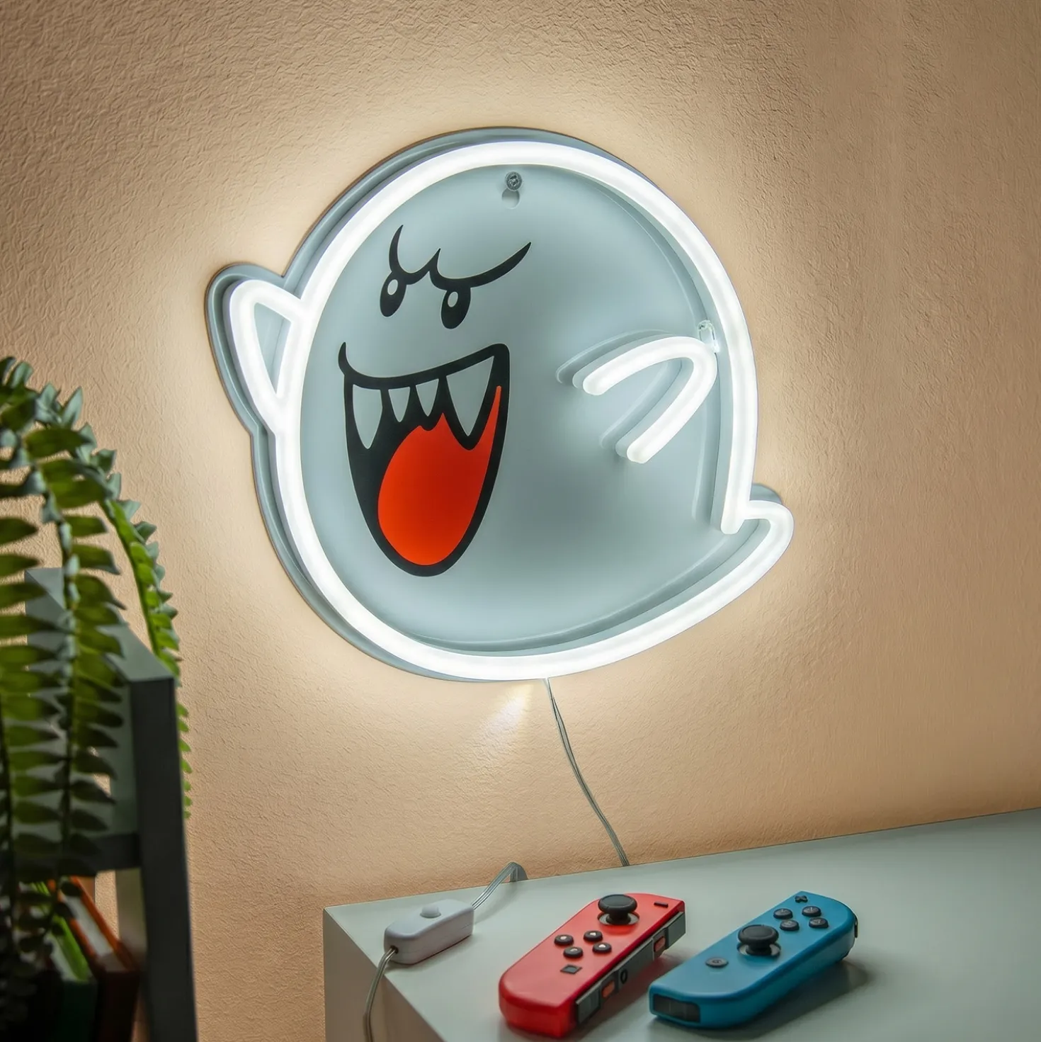 Super Mario Boo neon muurlamp
