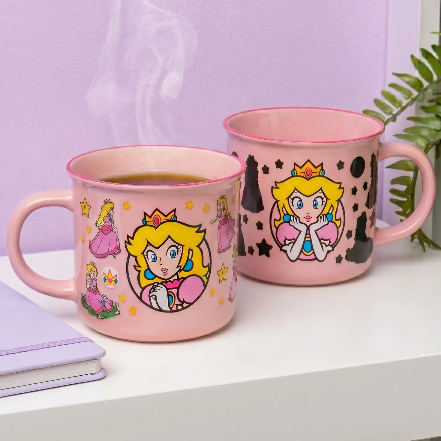 Super Mario Princess Peach warmtegevoelige mok