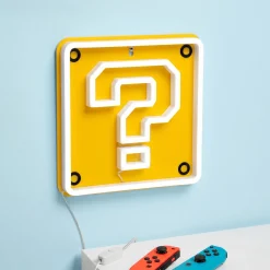 Super Mario Question Block neon muurlamp