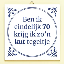 Tegeltje Ben ik eindelijk jarig