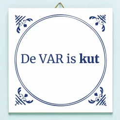 Tegeltje De VAR is kut