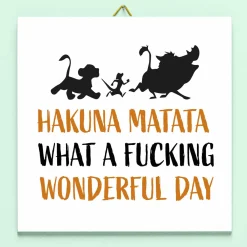 Tegeltje Hakuna Matata