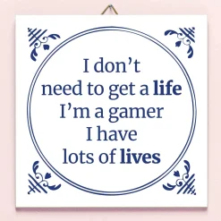 Tegeltje I’m A Gamer
