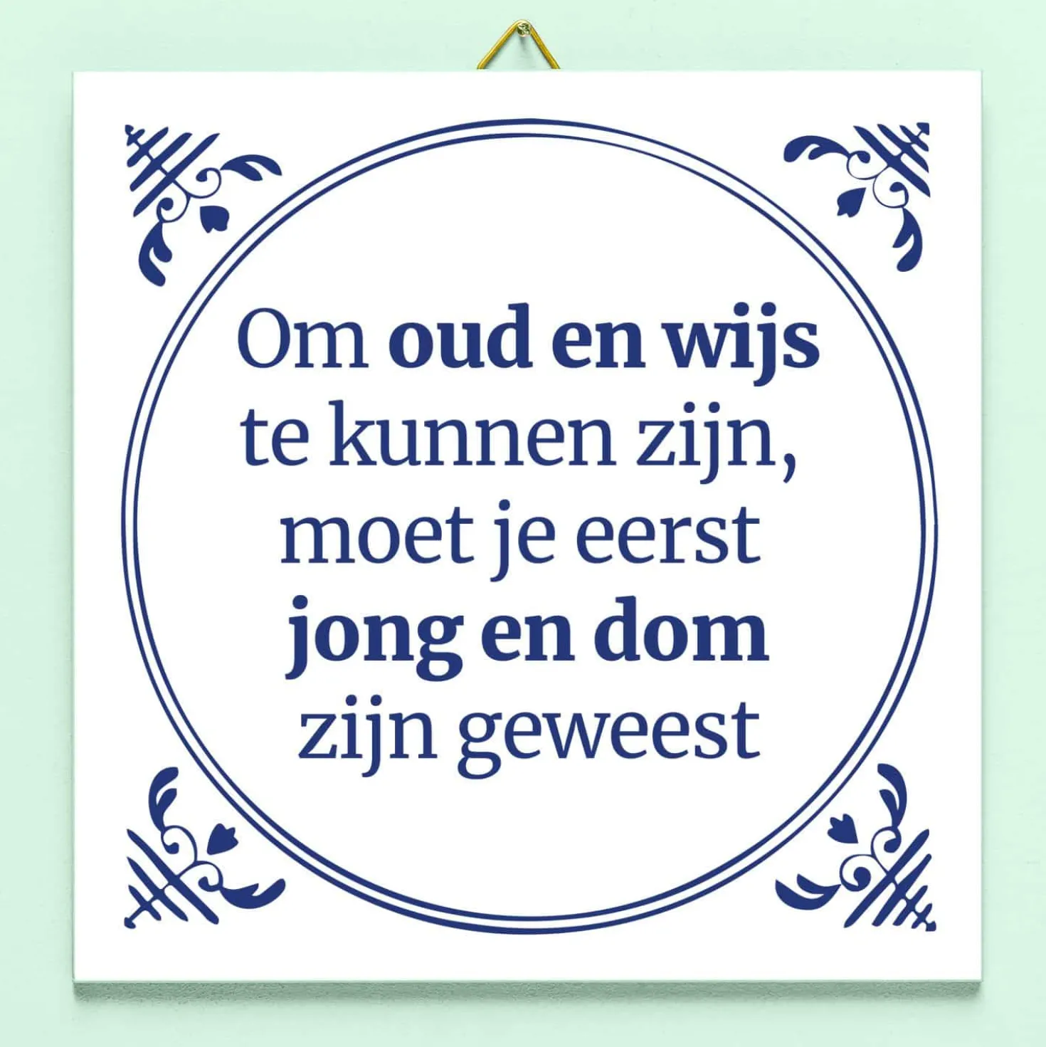 Tegeltje Jong en dom