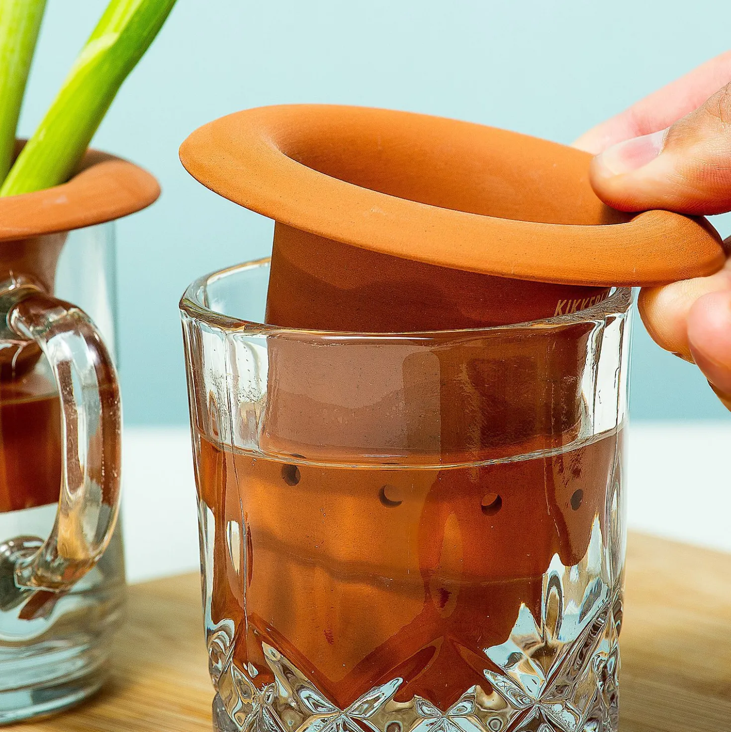 Terracotta regrower voor groenten (set van 2)