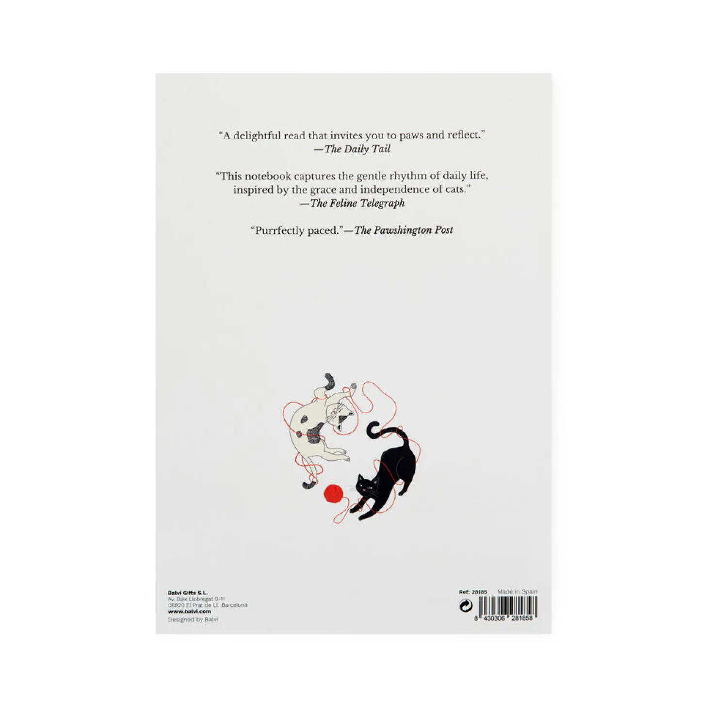The Cat Diaries notitieboek (A5)