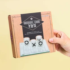 Tic Tac Toe drankspel met shotglaasjes