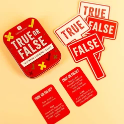 True or False in een blikje