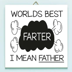 Vaderdag tegeltje World’s Best Farter