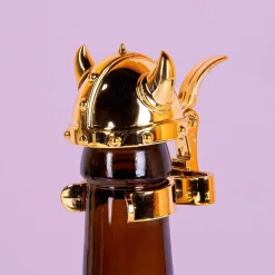 Viking helm flesstoppers (set van 4)