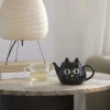 Warmtegevoelige kat theepot