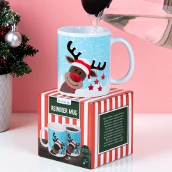 Warmtegevoelige rendier kerstmok