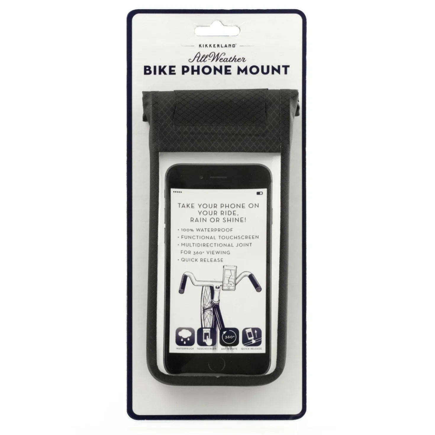 Waterproof telefoonhouder voor de fiets