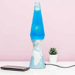 Wereldkaart bullet lavalamp