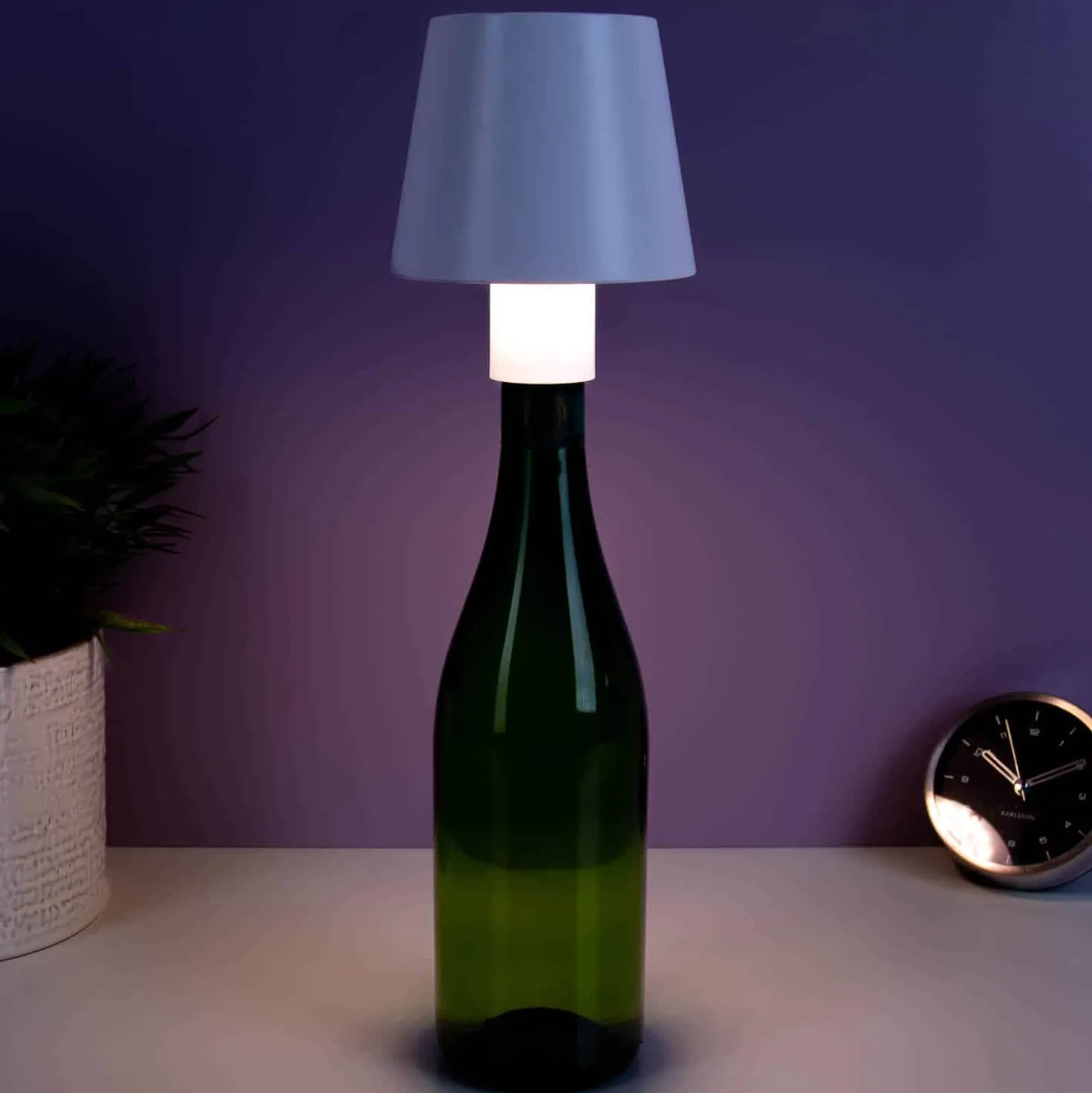 Wijnfles lampje
