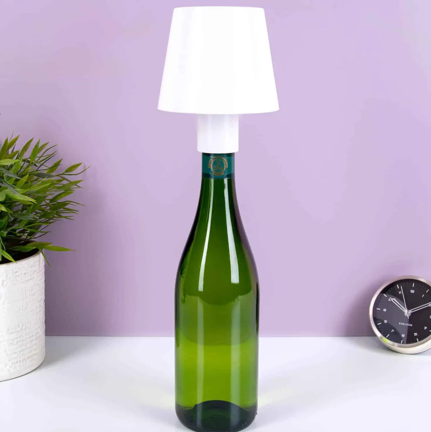 Wijnfles lampje
