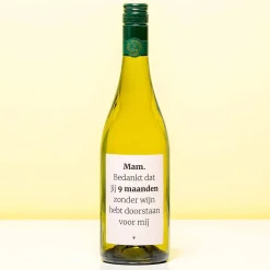 Wijnfles 9 maanden zonder wijn