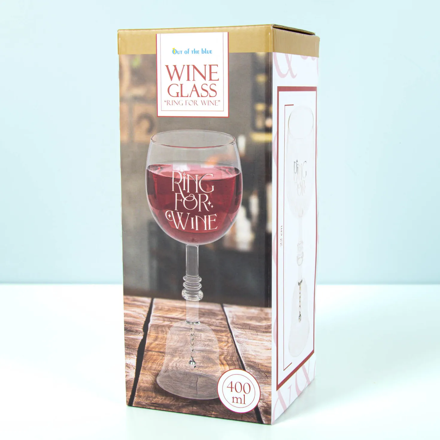 Wijnglas met belletje
