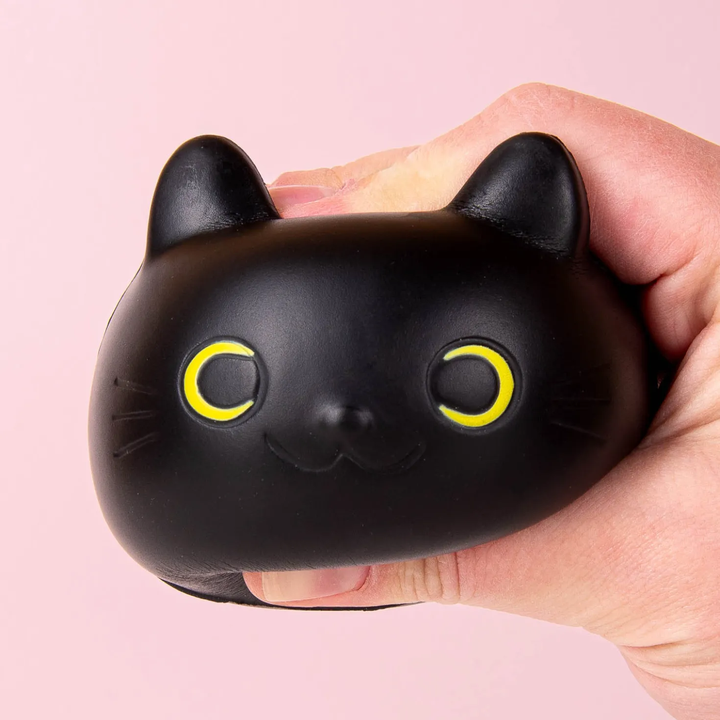 Zwarte kat stressbal