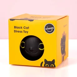 Zwarte kat stressbal